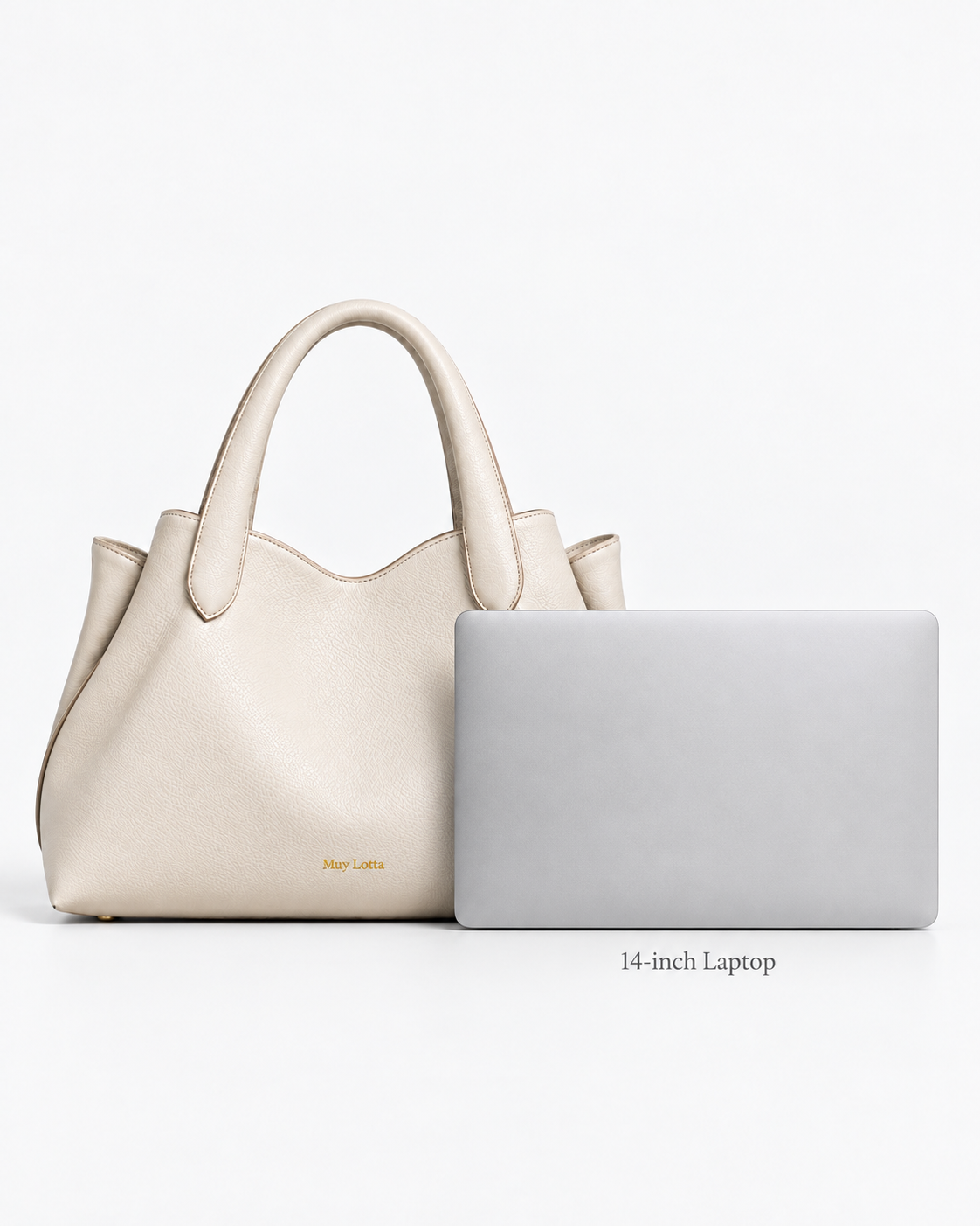MUYLOTTA PETALVALE VALLORIA Ivory Cream tote image 3