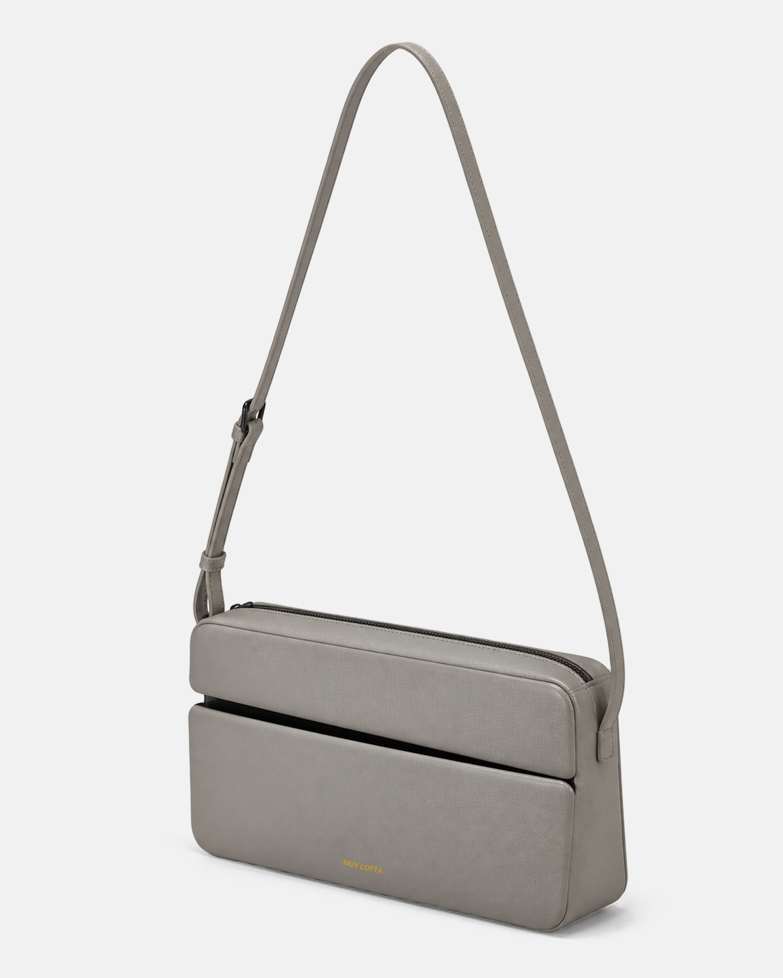 MUYLOTTA ML-CB07 bone gray crossbody bag, product view.