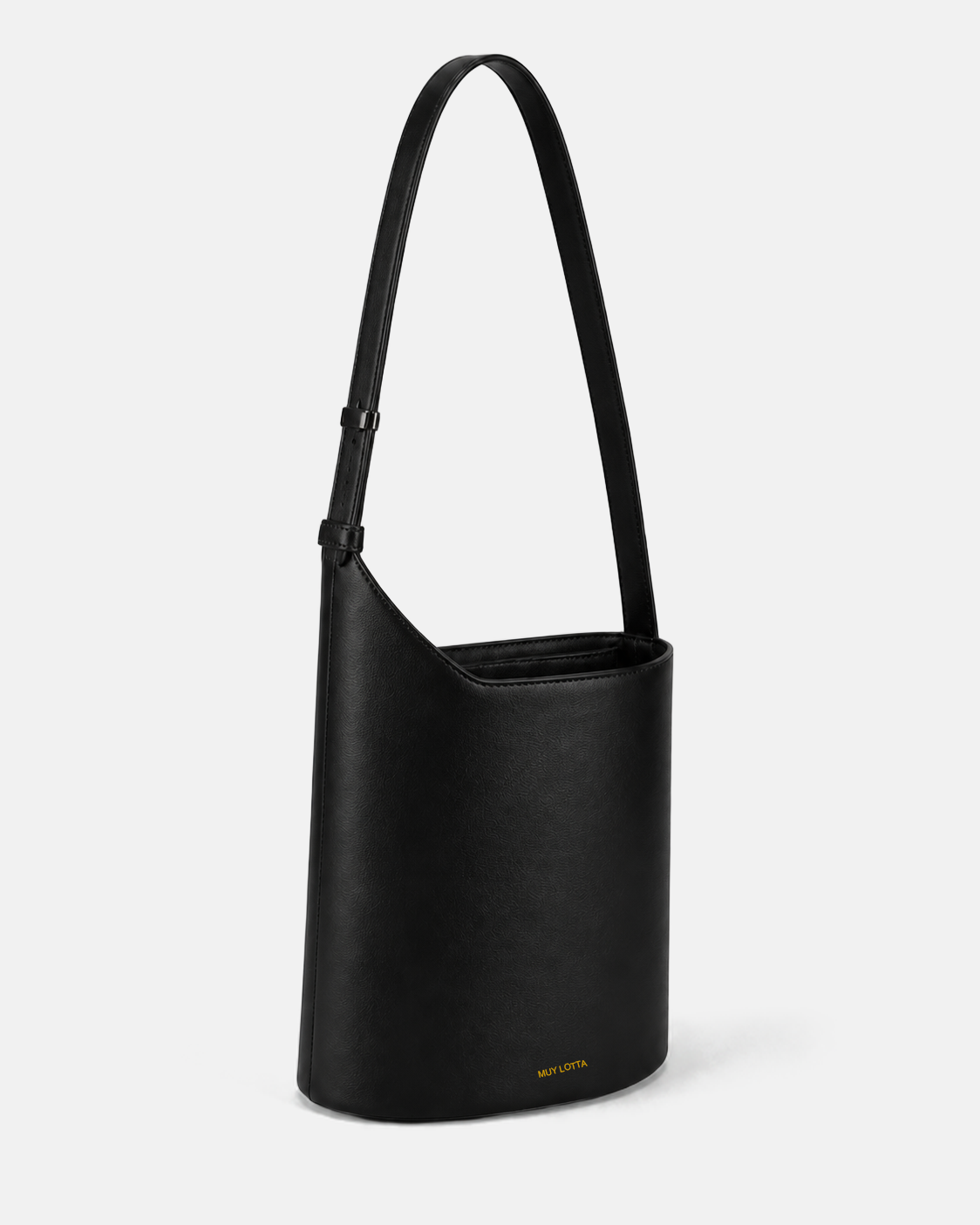 MUYLOTTA ML-CB08 black crossbody bag, product view.