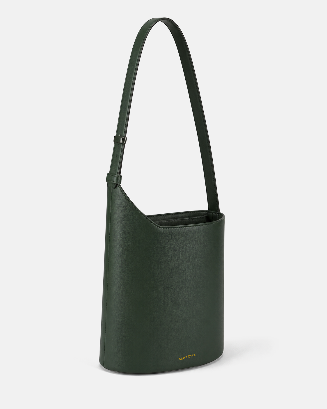MUYLOTTA ML-CB08 deep forest green crossbody bag, product view.