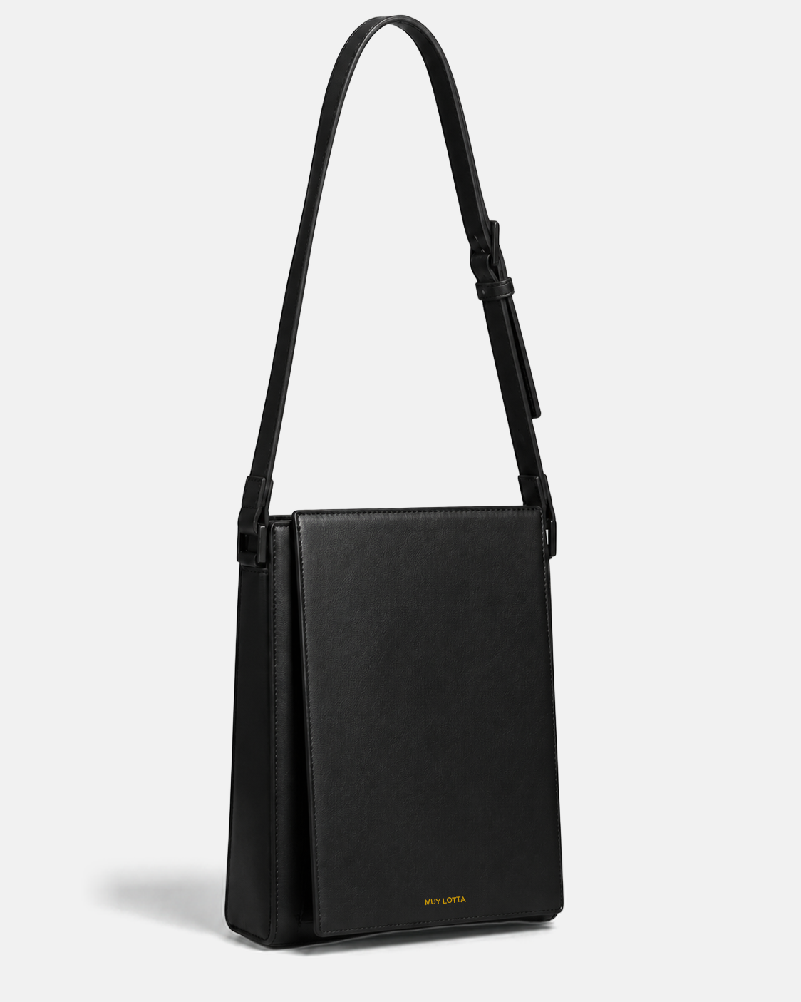 MUYLOTTA ML-CB09 black crossbody bag, product view.
