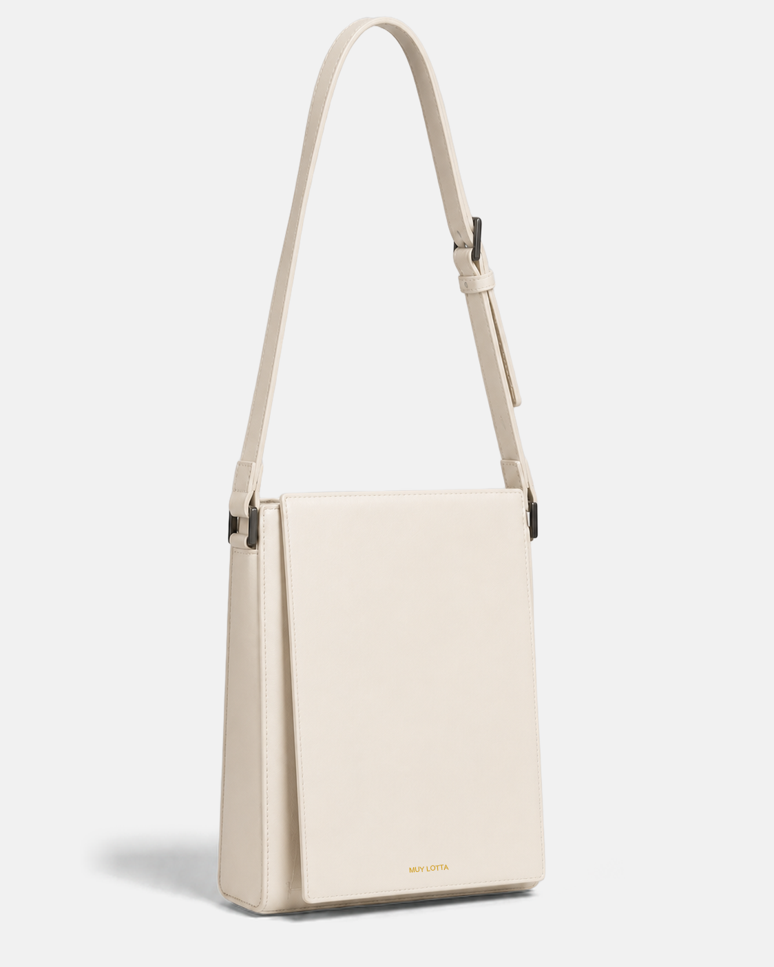 MUYLOTTA ML-CB09 bone white crossbody bag, product view.