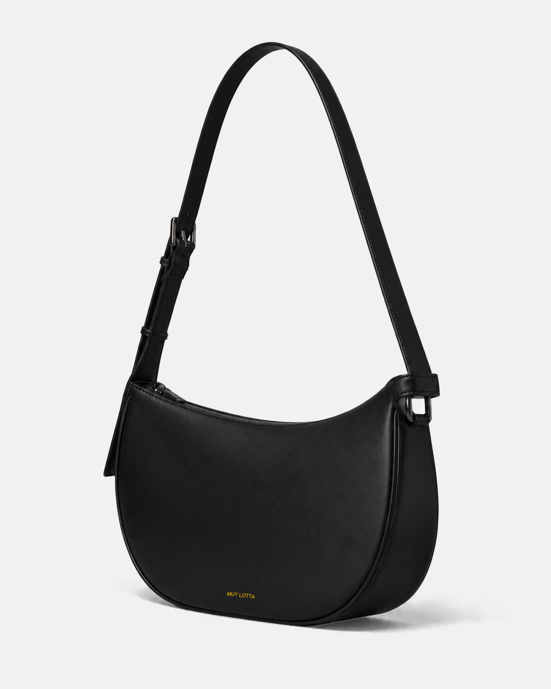MUYLOTTA ML-CB10 black crossbody bag, product view.