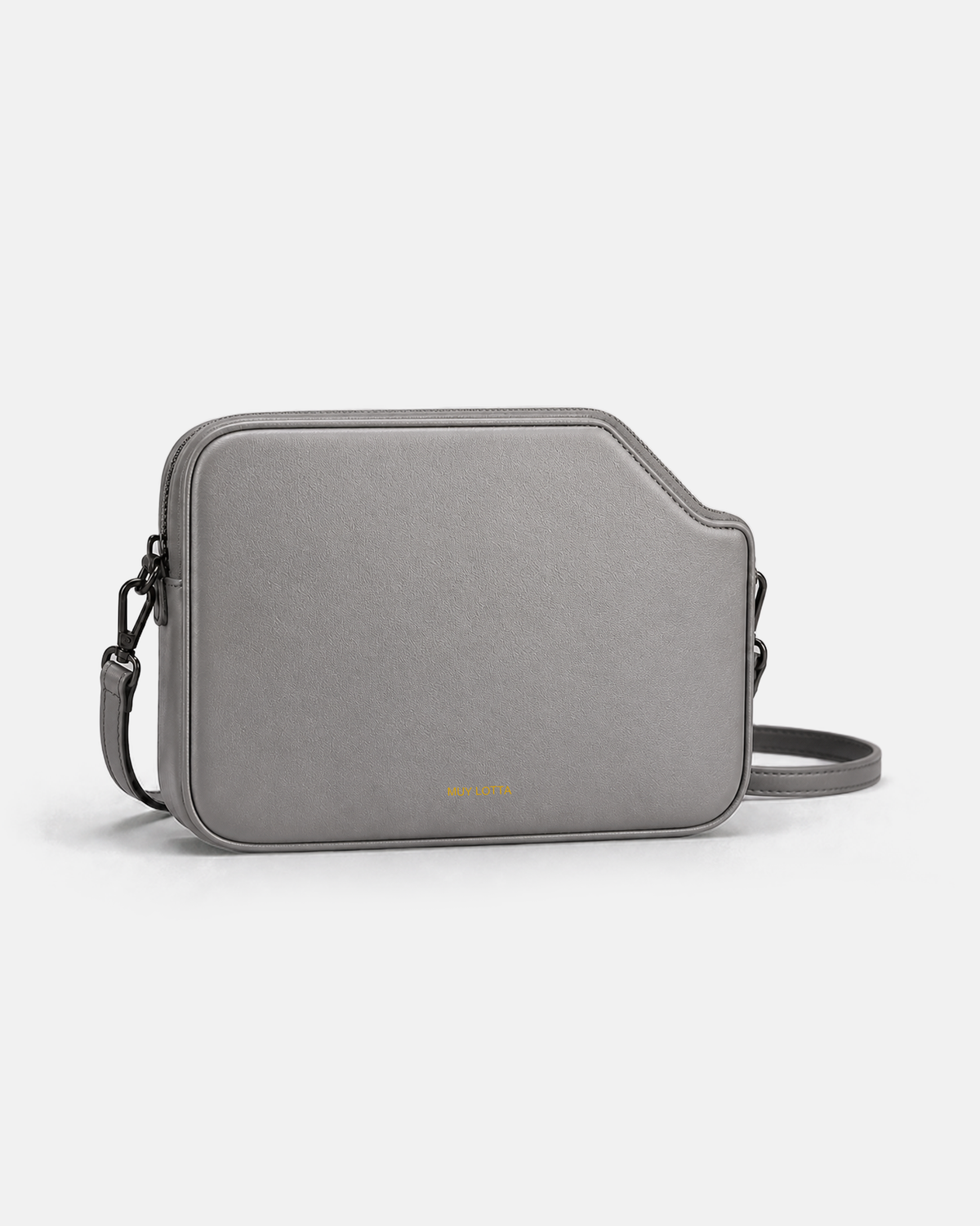 MUYLOTTA ML-MN06 bone gray mini evening bag, product view.