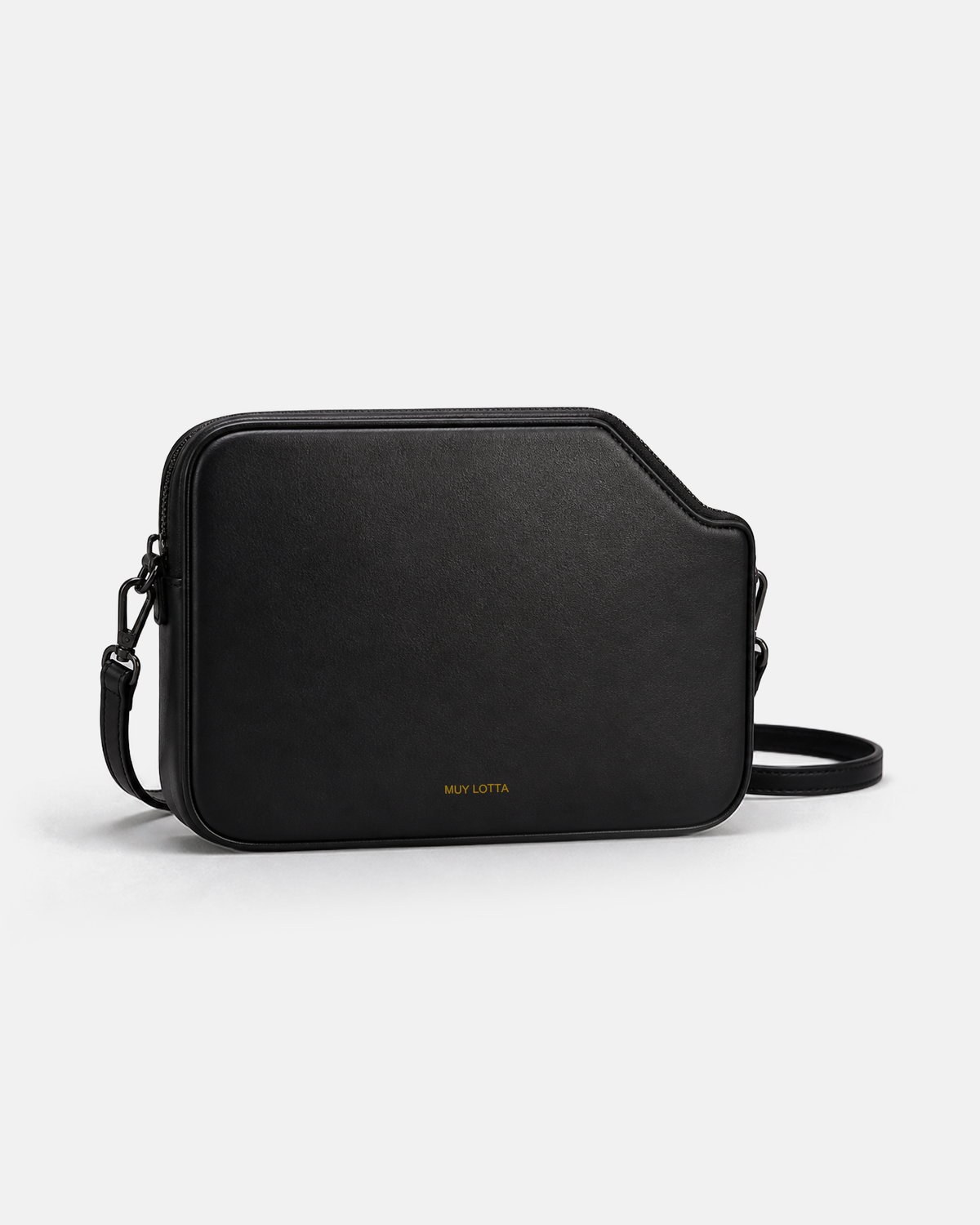 MUYLOTTA ML-MN06 deep black mini evening bag, product view.