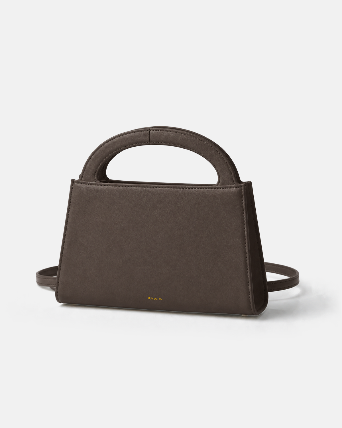 MUYLOTTA ML-MN08 cool brown mini evening bag, product view.