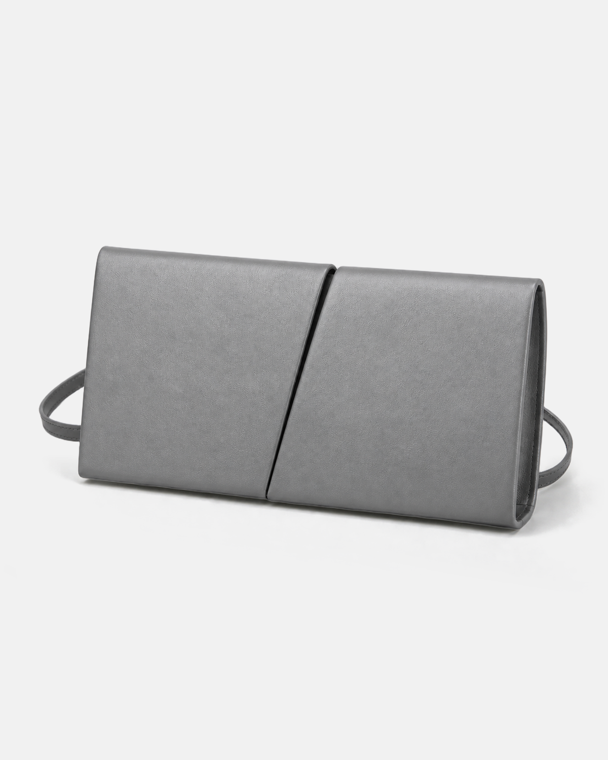 MUYLOTTA ML-MN09 mineral gray mini evening bag, product view.