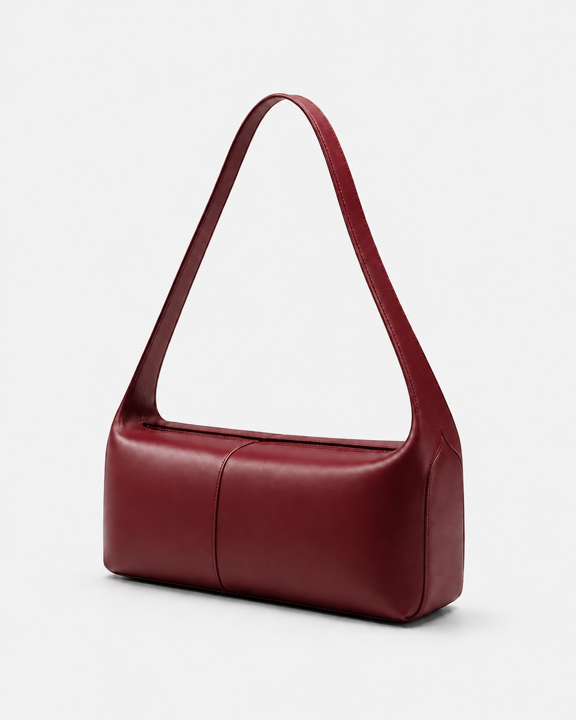 MUY LOTTA Concealed-Seam Shoulder Bag in Oxblood #Oxblood