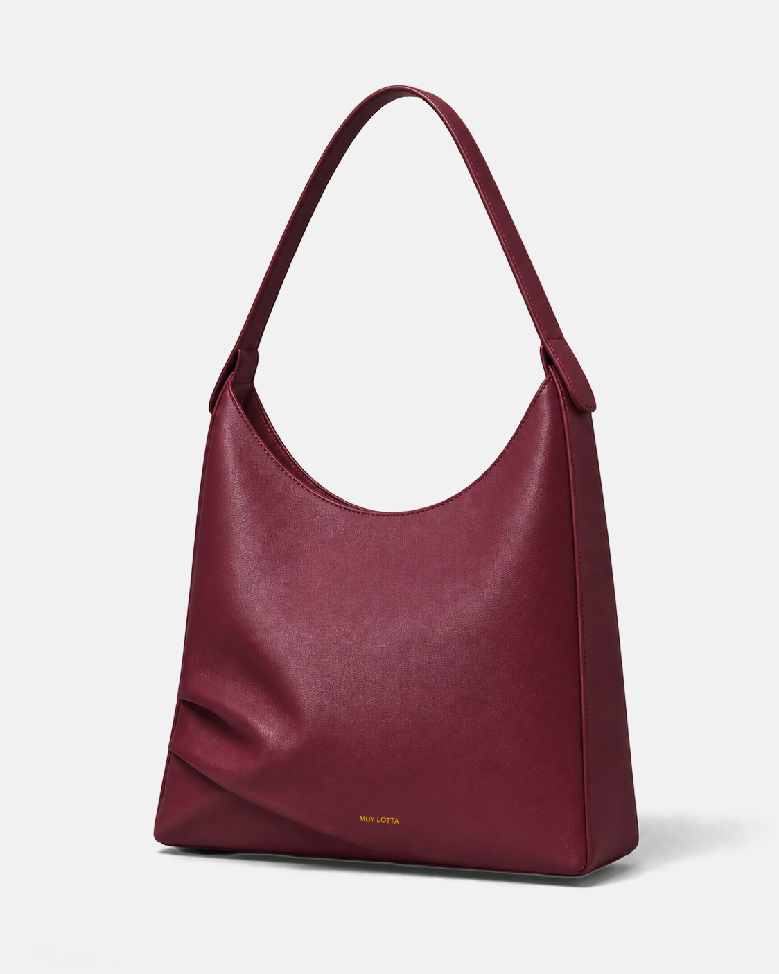 MUYLOTTA ML-SH07 deep berry shoulder bag, product view.