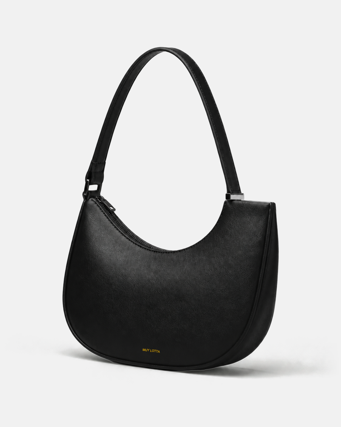 MUYLOTTA ML-SH08 black shoulder bag, product view.