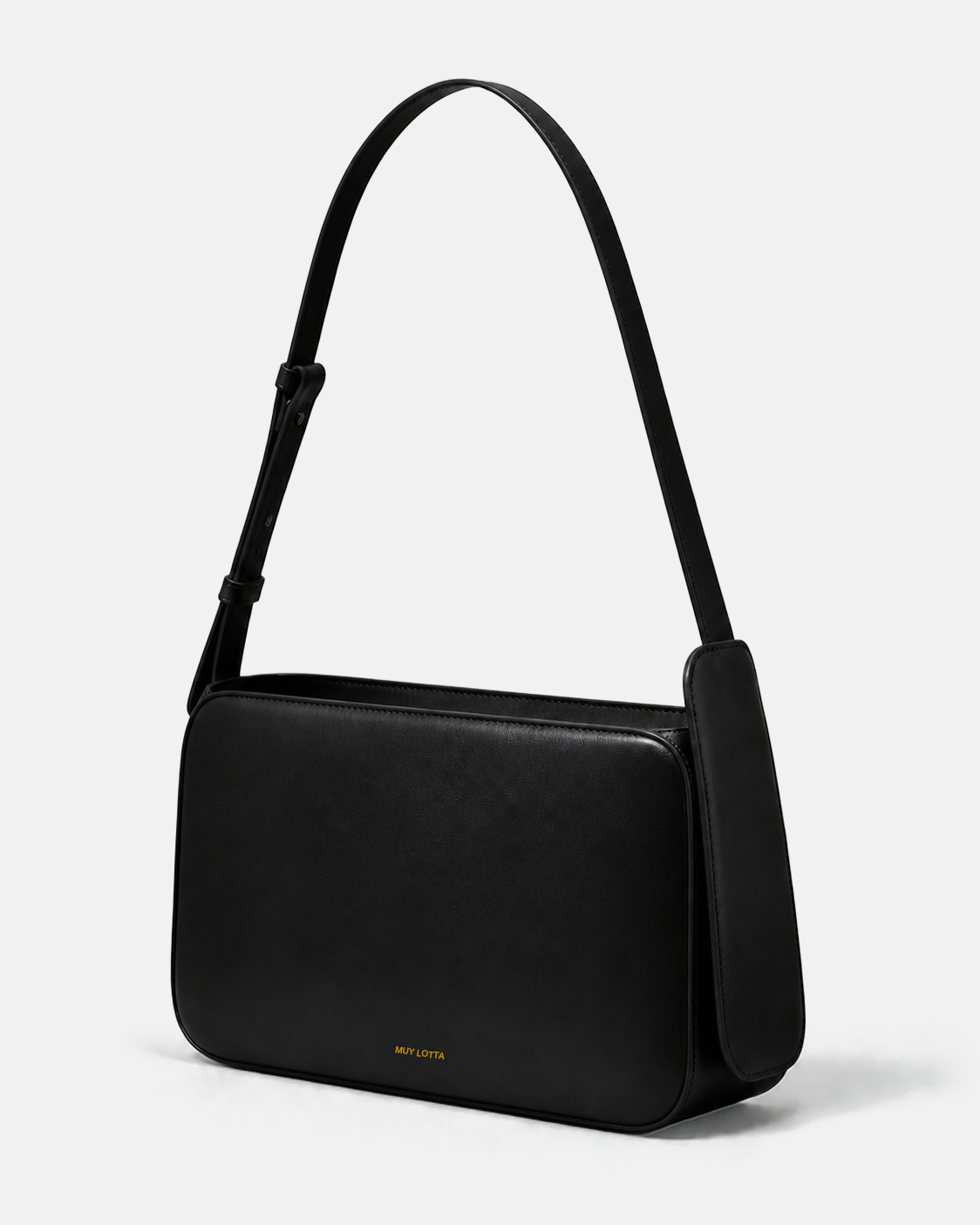 MUYLOTTA ML-SH09 black shoulder bag, product view.