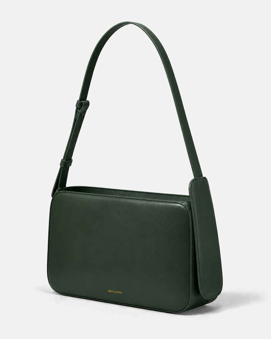 MUYLOTTA ML-SH09 ink green shoulder bag, product view.
