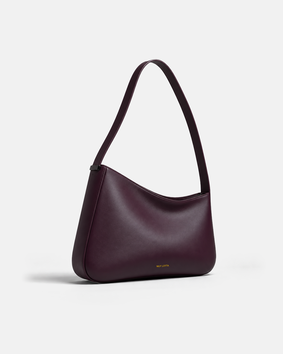 MUYLOTTA ML-SH10 deep plum shoulder bag, product view.