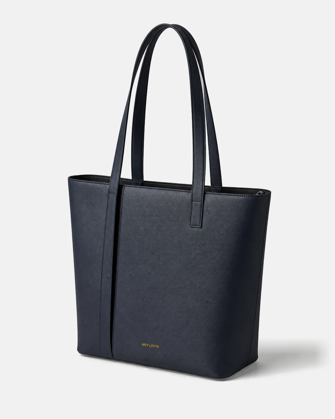 MUYLOTTA ML-TT06 blue black tote bag, product view.