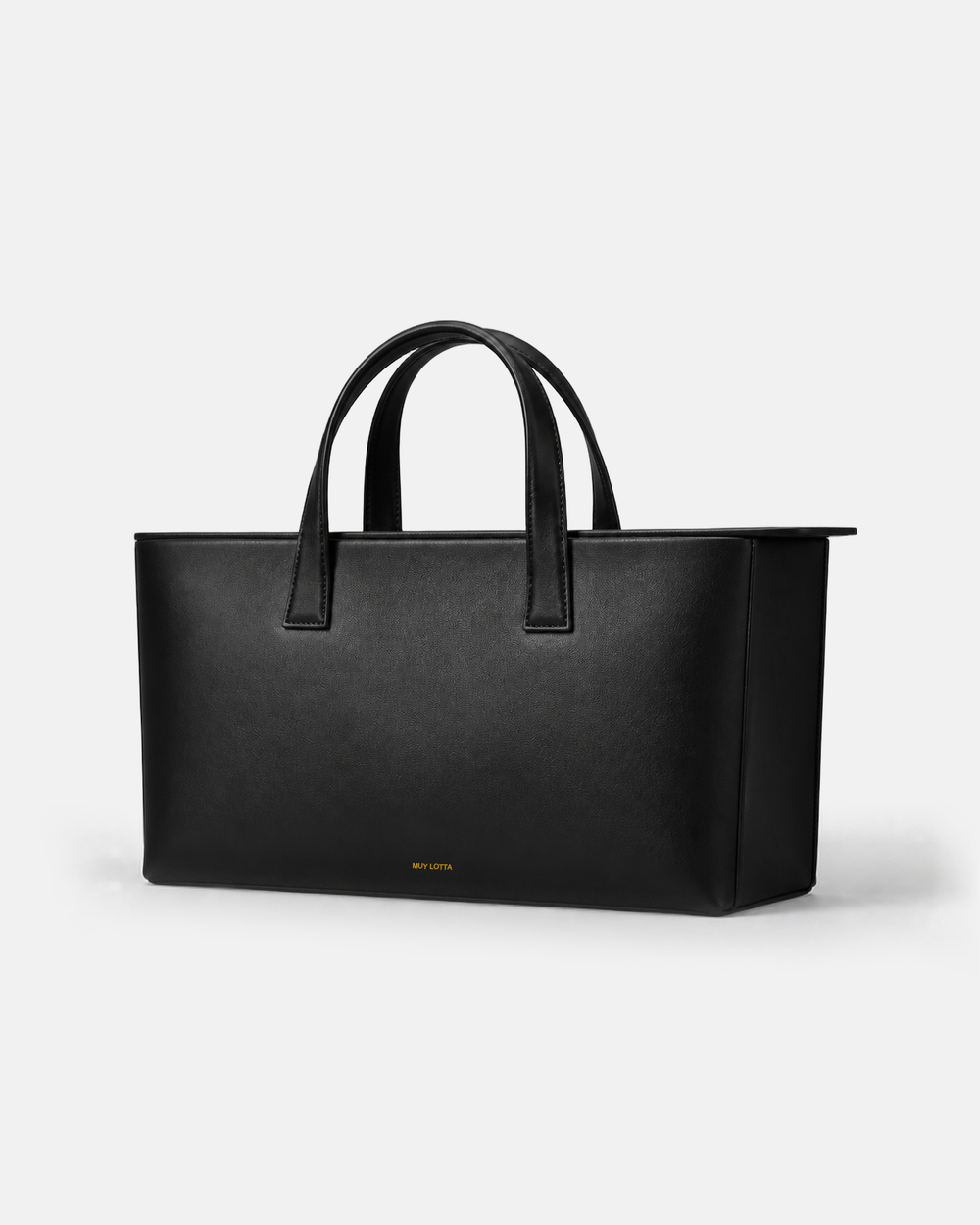 MUYLOTTA ML-TT07 black tote bag, product view.
