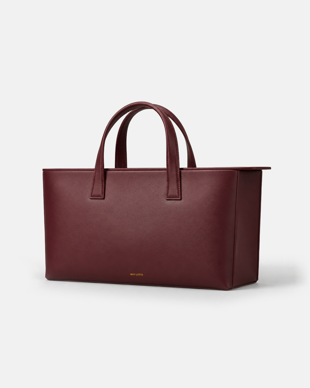 MUYLOTTA ML-TT07 oxidized burgundy tote bag, product view.