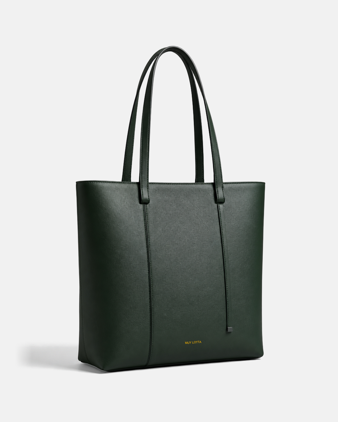 MUYLOTTA ML-TT09 deep forest green tote bag, product view.